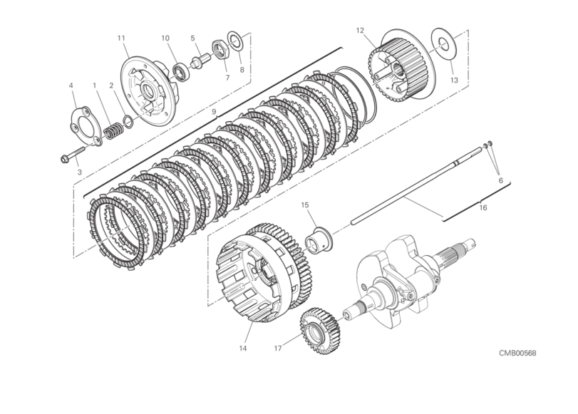 004 CLUTCH (3/16)