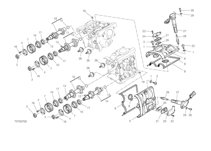 013 CYLINDER HEAD - TIMING SYSTEM (13/16)