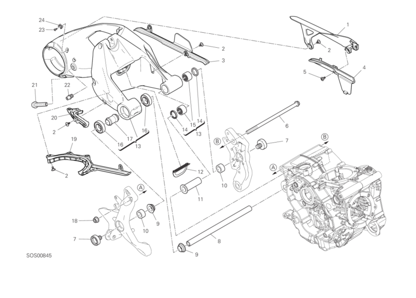 28A REAR SWINGING ARM (26/30)