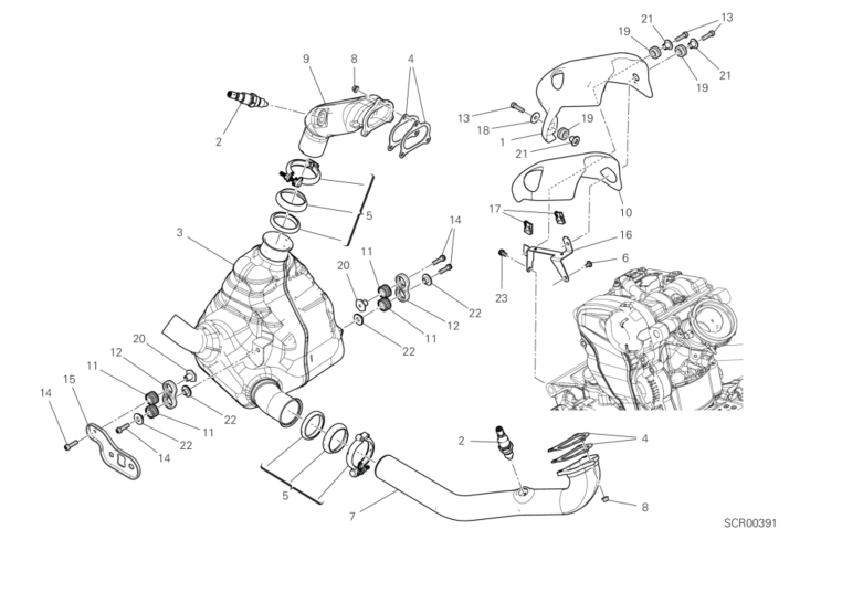 30A EXHAUST MANIFOLD (26/40)