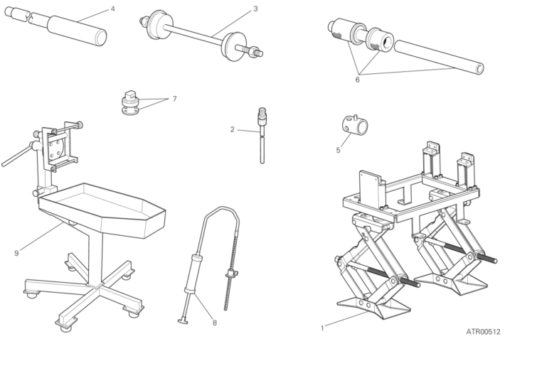 01B WORKSHOP SERVICE TOOLS (FRAME) (2/3)