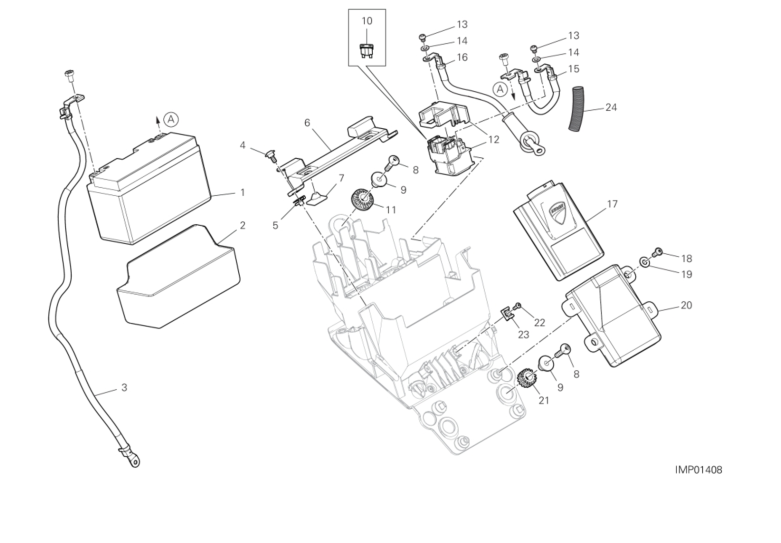 12B BATTERY HOLDER (2/10)