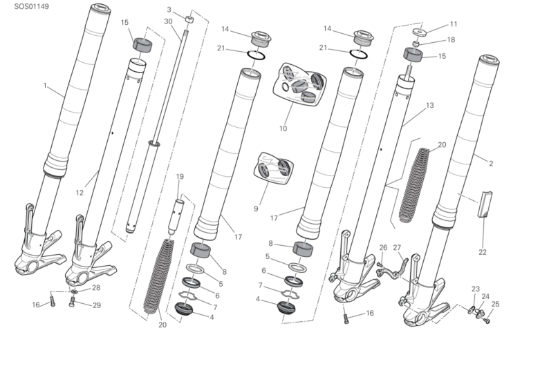 17B FRONT FORK (4/40)