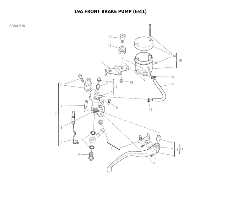 19A FRONT BRAKE PUMP (6/41)