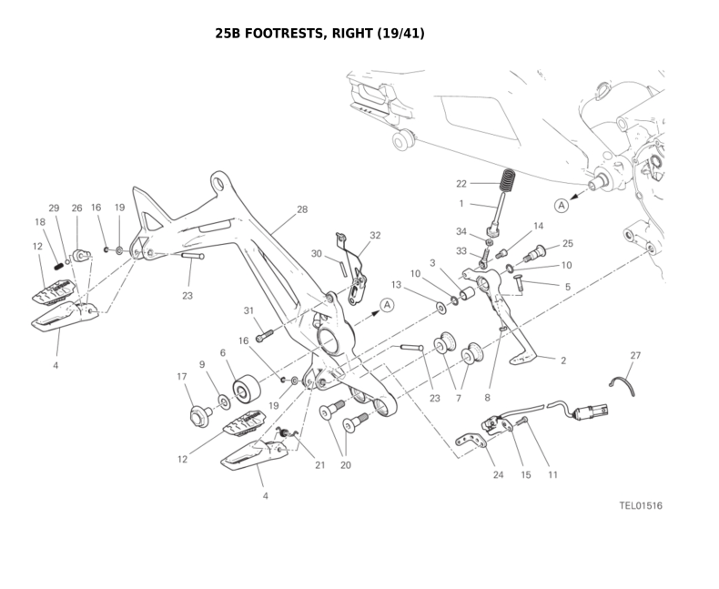 25B FOOTRESTS, RIGHT (19/41)