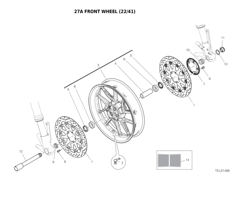 27A FRONT WHEEL (22/41)