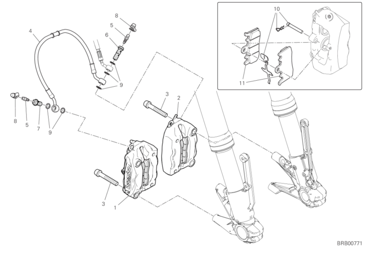 19B FRONT BRAKE SYSTEM (7/40)