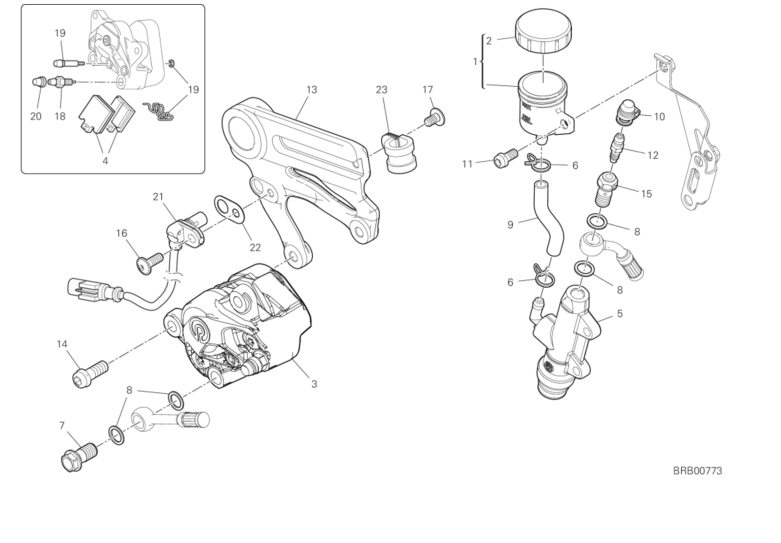 19D REAR BRAKE SYSTEM (9/40)