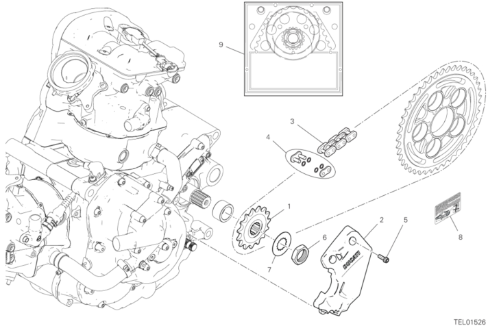 16A FRONT SPROCKET - CHAIN (2/43)