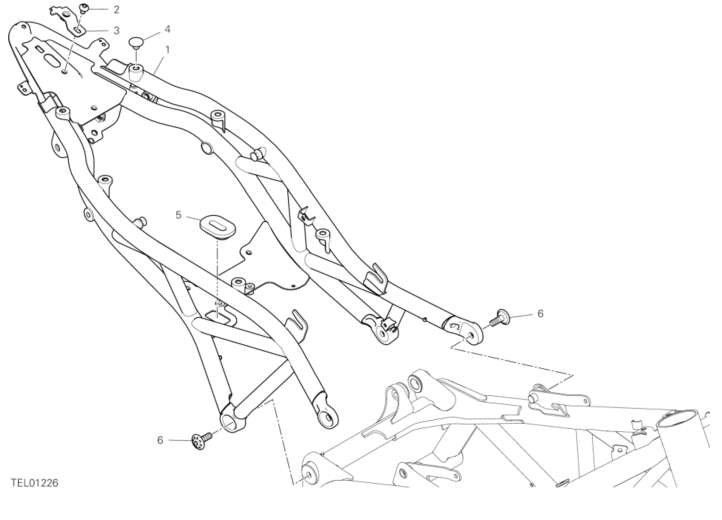 32B REAR FRAME COMP. (33/43)