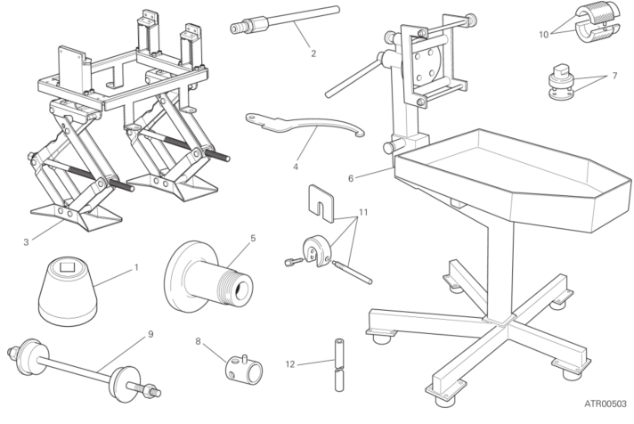 01B WORKSHOP SERVICE TOOLS (FRAME) (2/3)