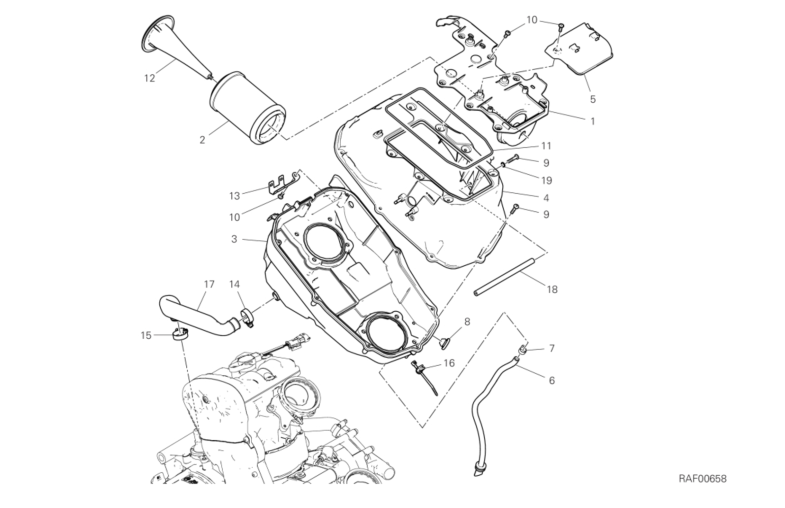 34A AIR INTAKE - OIL BREATHER (36/43)
