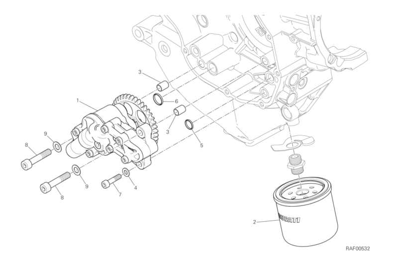 009 OIL PUMP - FILTER (7/18)