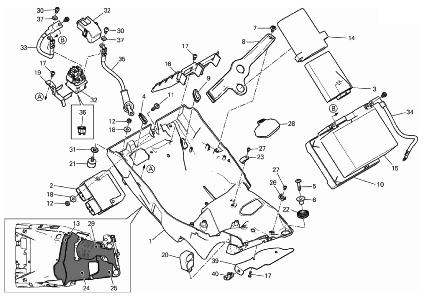 BATTERY HOLDER