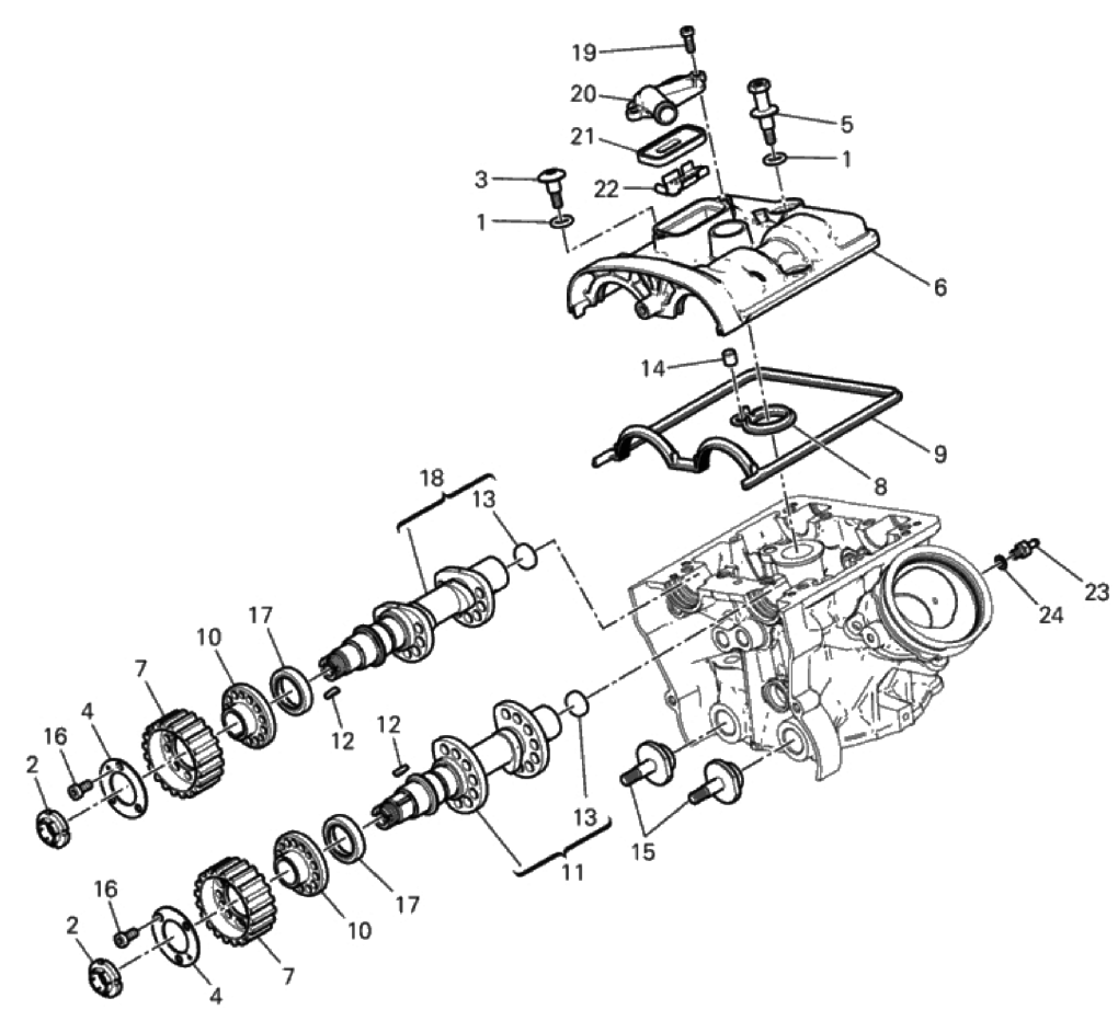 VERTICAL CYLINDER HEAD - TIMING