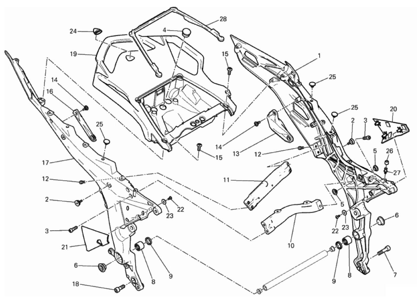 REAR FRAME COMP.