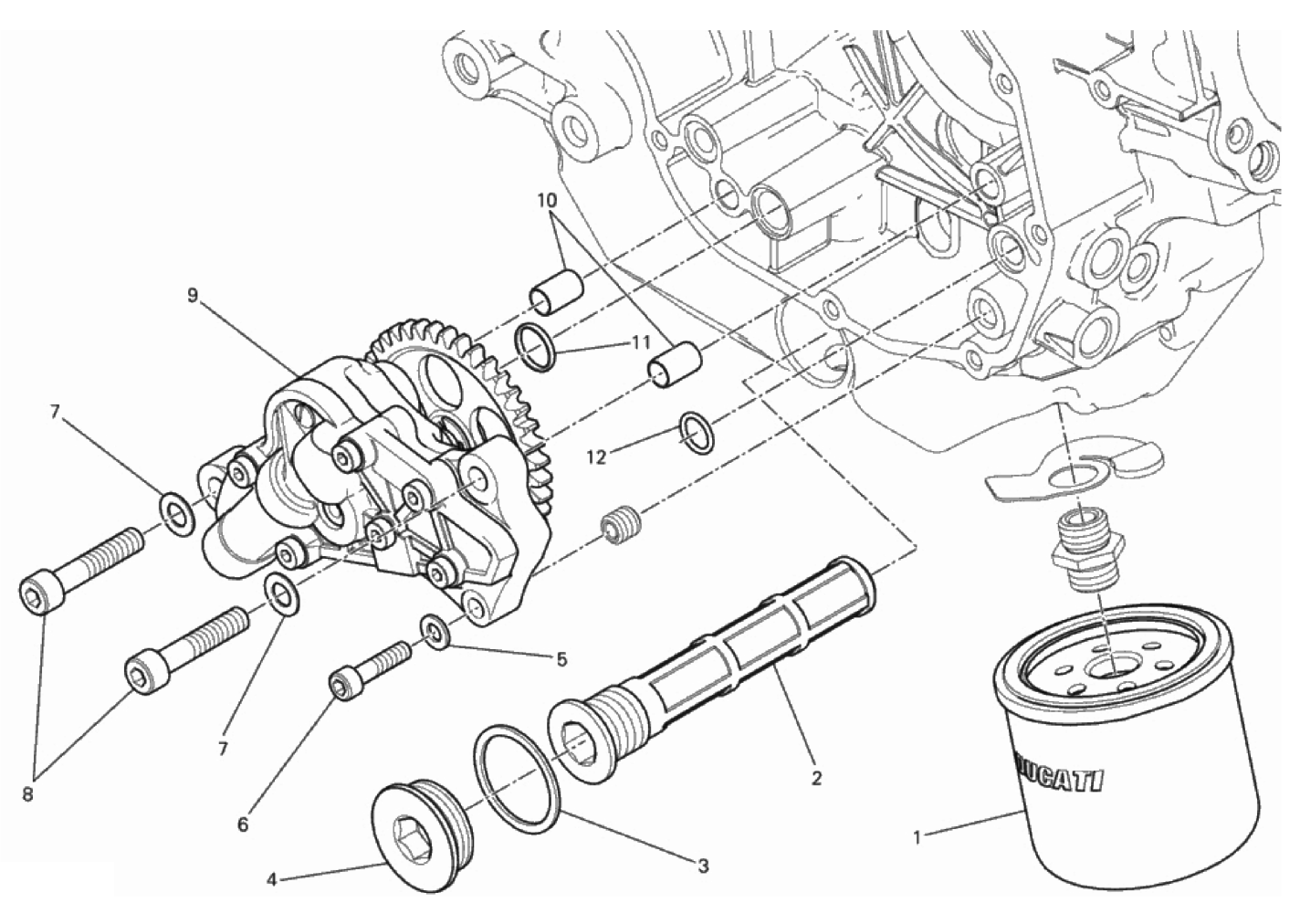 FILTERS AND OIL PUMP