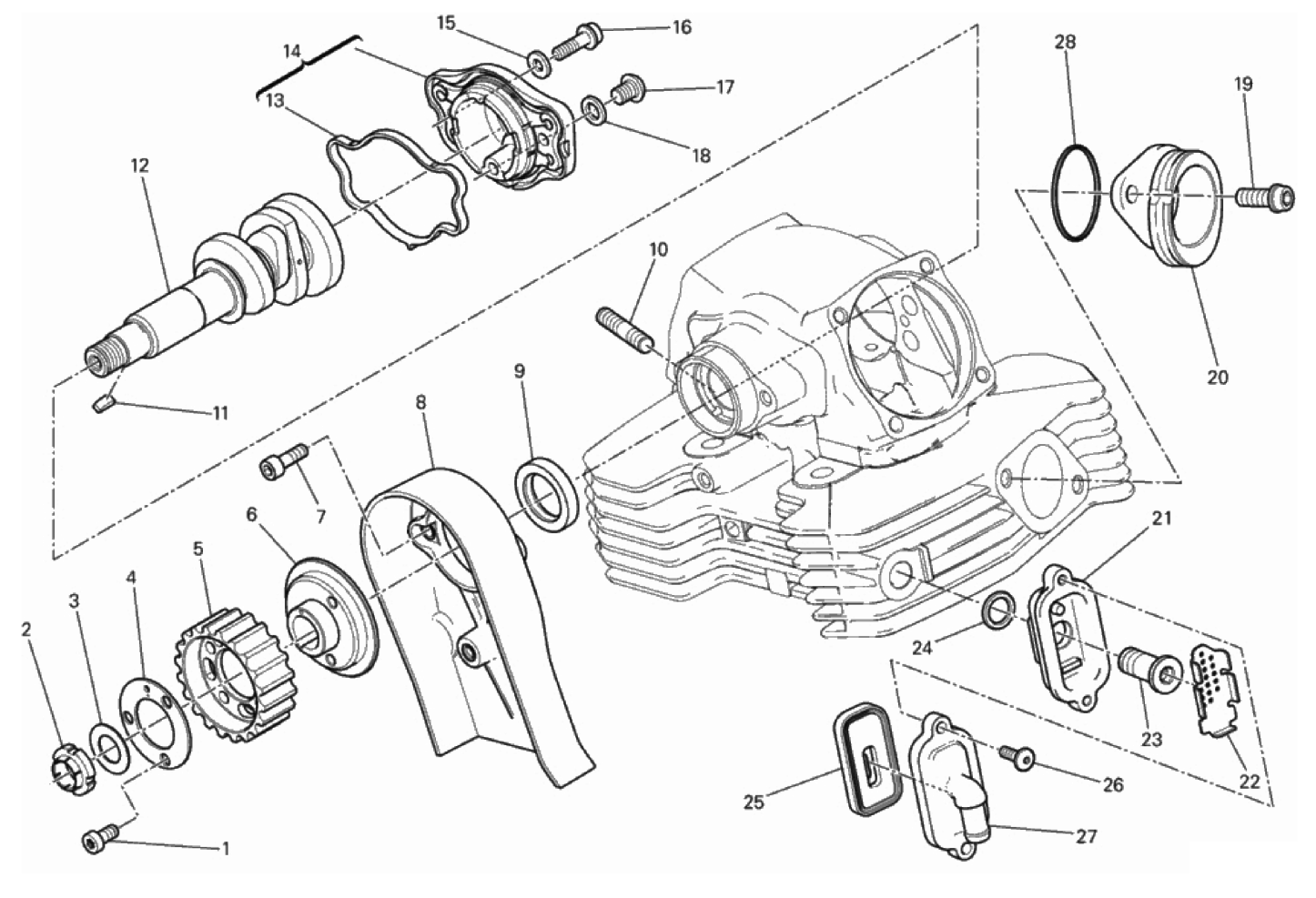 VERTICAL CYLINDER HEAD - TIMING