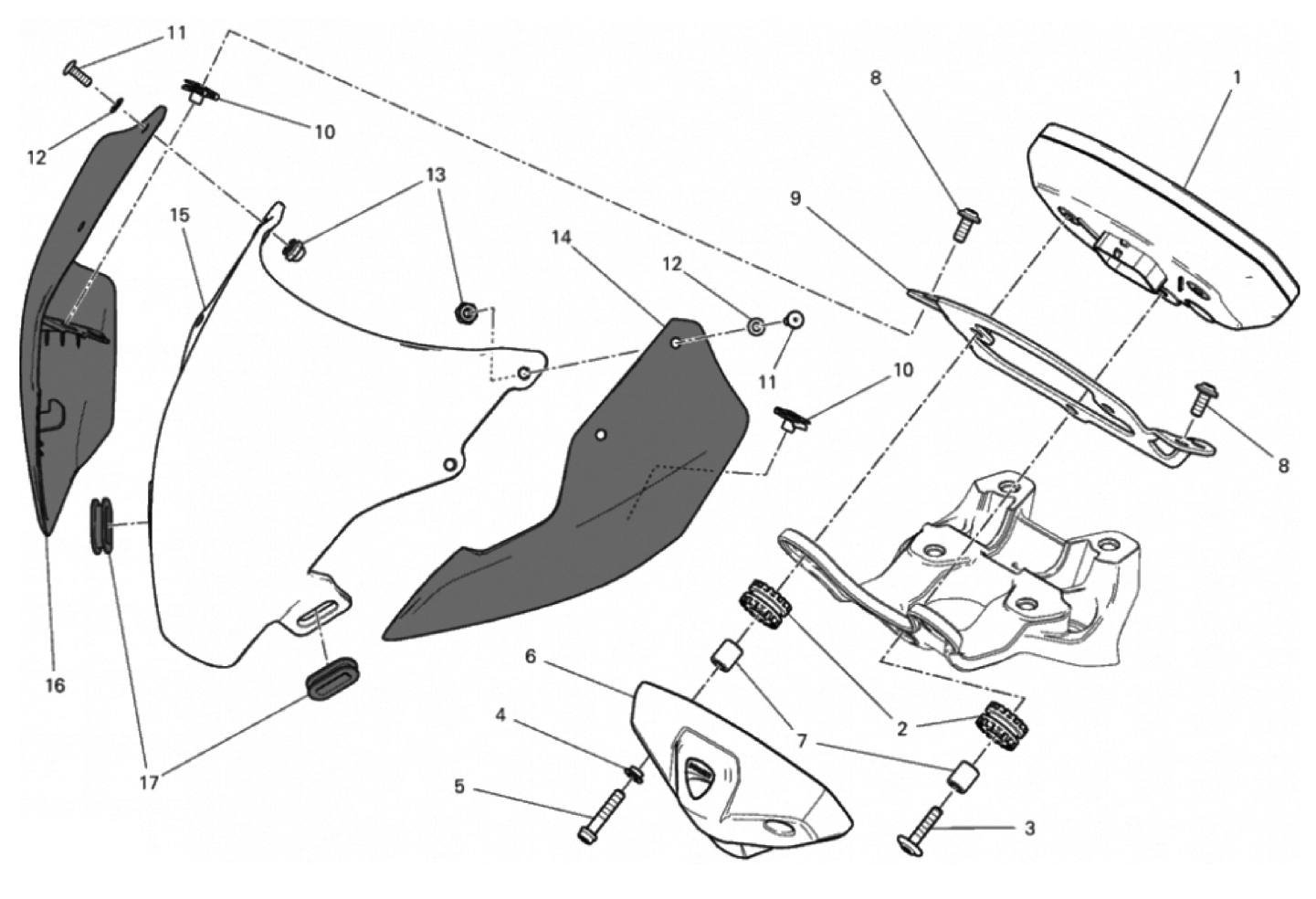 INSTRUMENT PANEL - COWLING