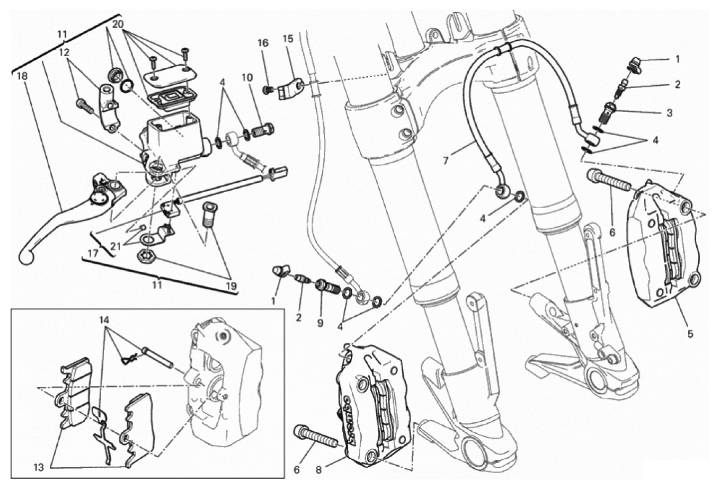 FRONT BRAKE SYSTEM