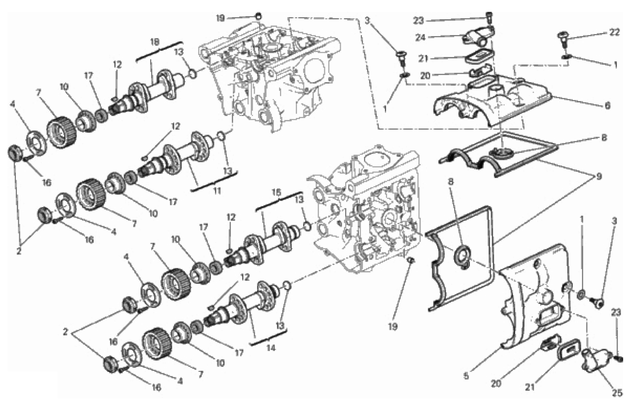 CYLINDER HEAD : TIMING SYSTEM