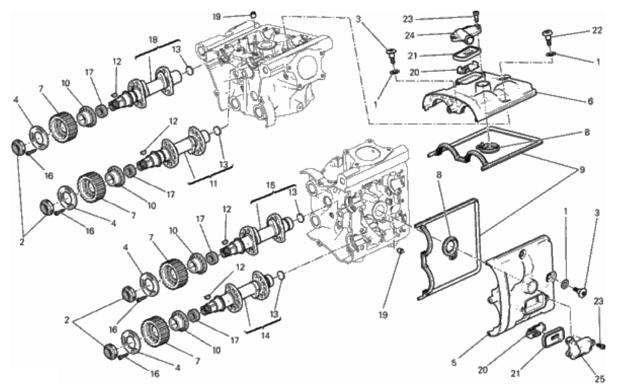 CYLINDER HEAD : TIMING SYSTEM 