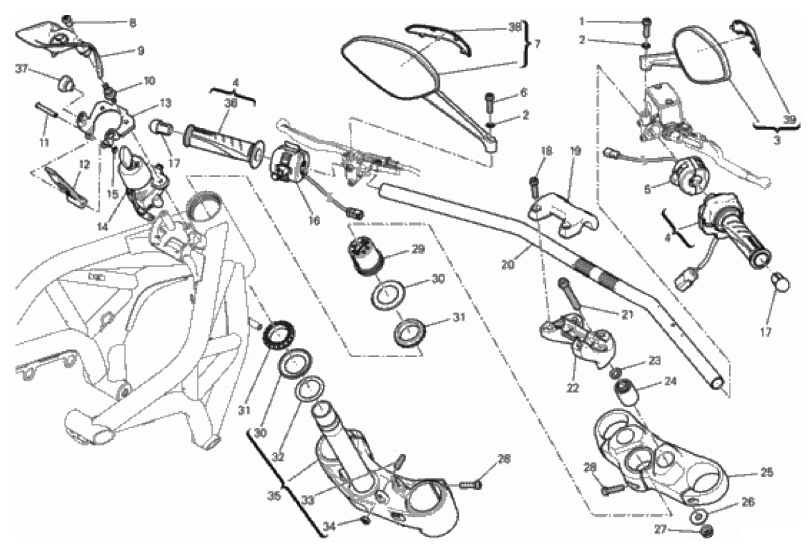 HANDLEBAR AND CONTROLS