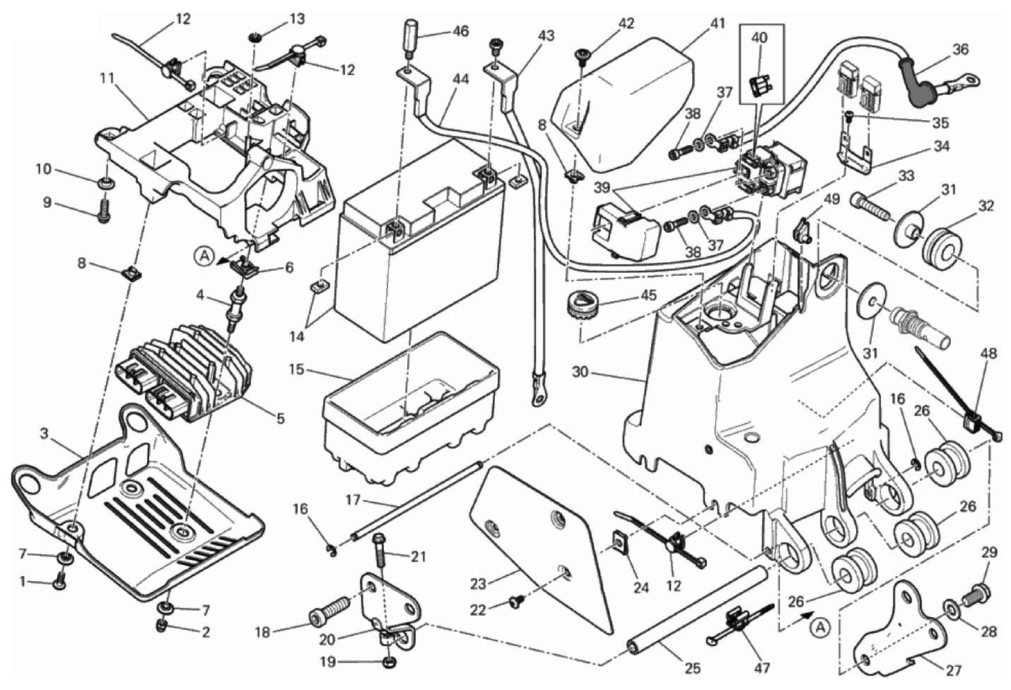 BATTERY HOLDER