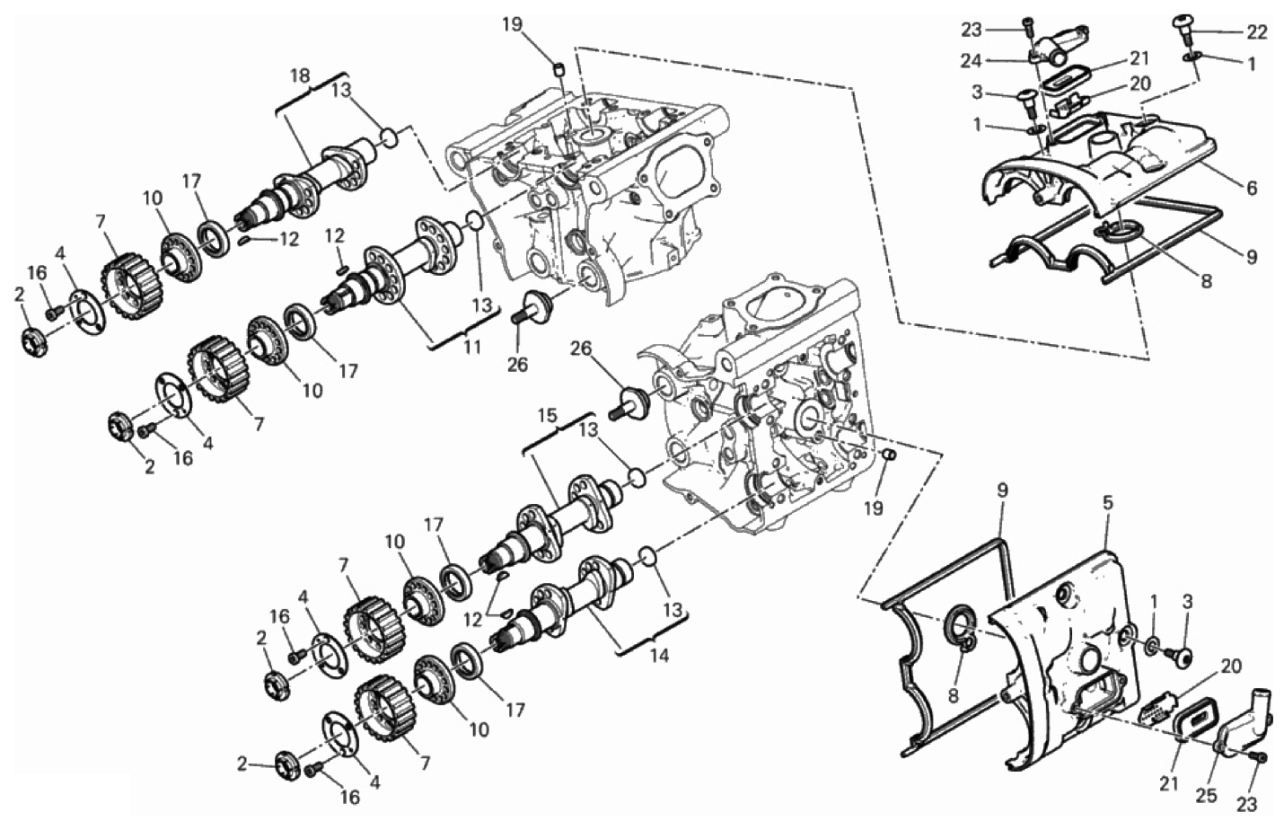 CYLINDER HEAD : TIMING SYSTEM