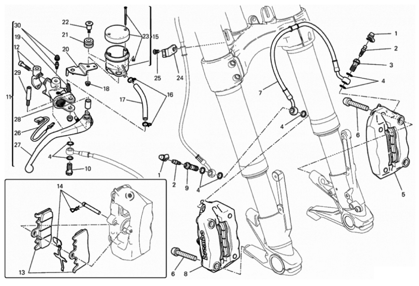 FRONT BRAKE SYSTEM
