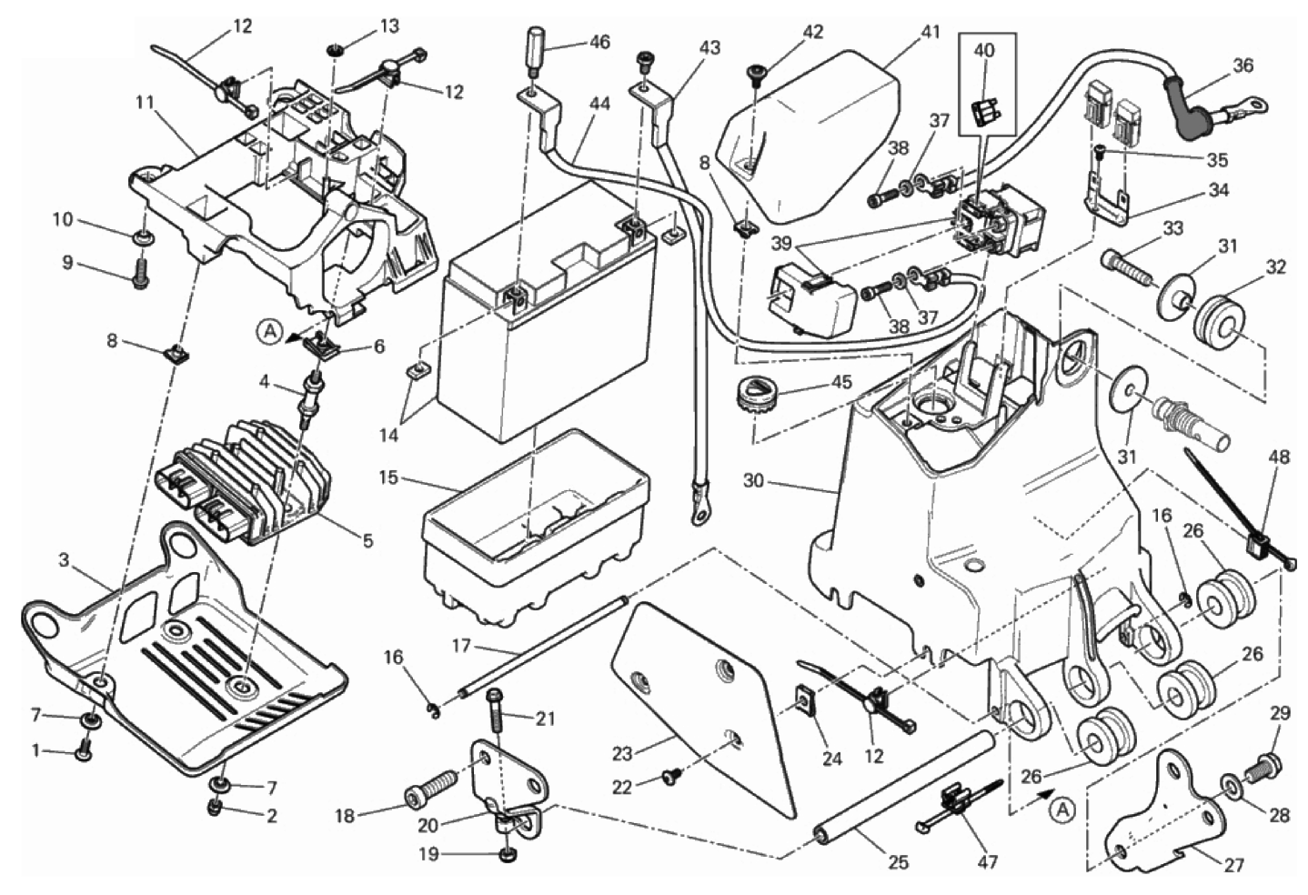 BATTERY HOLDER