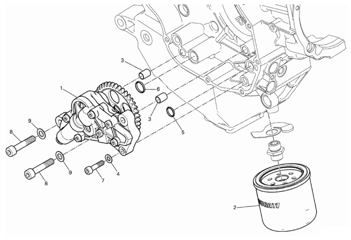FILTERS AND OIL PUMP 