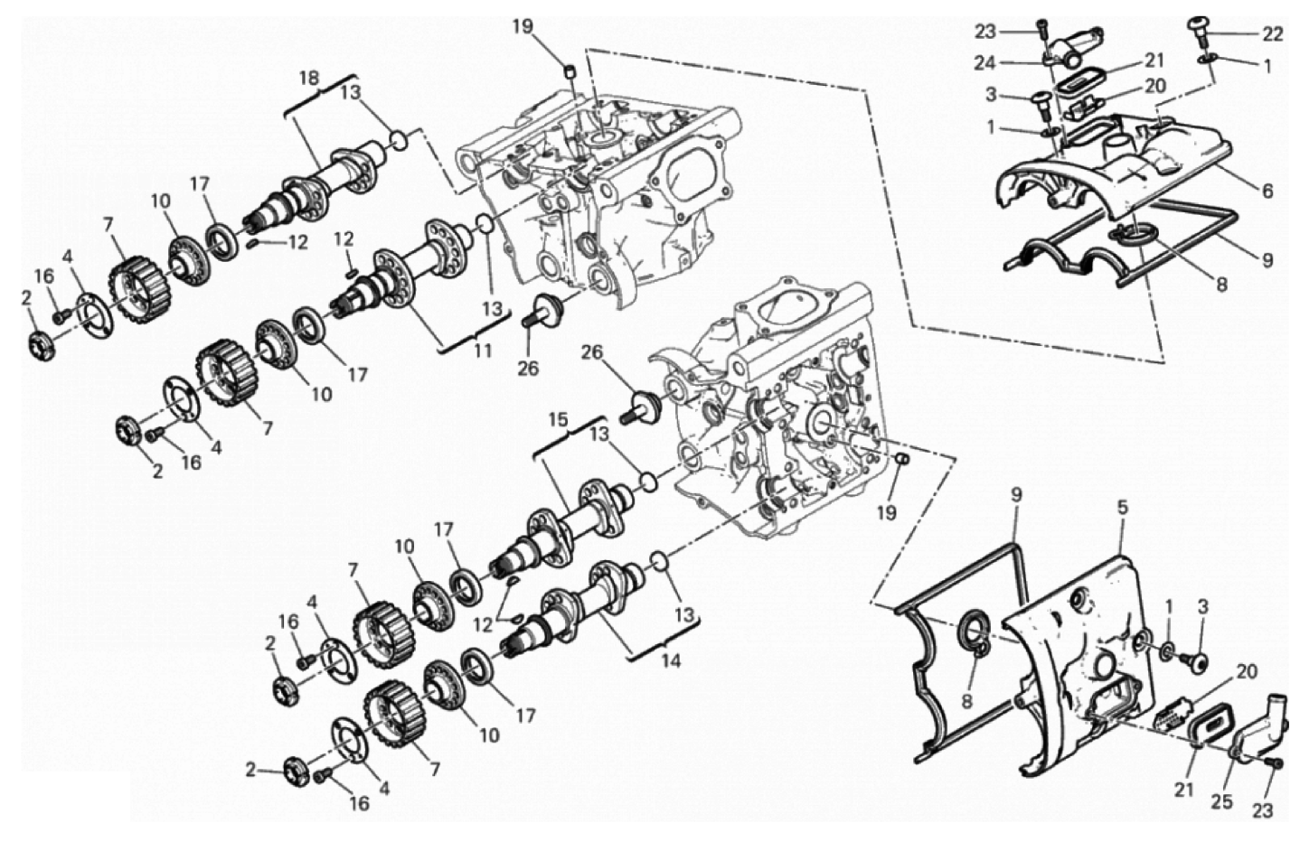 CYLINDER HEAD : TIMING SYSTEM