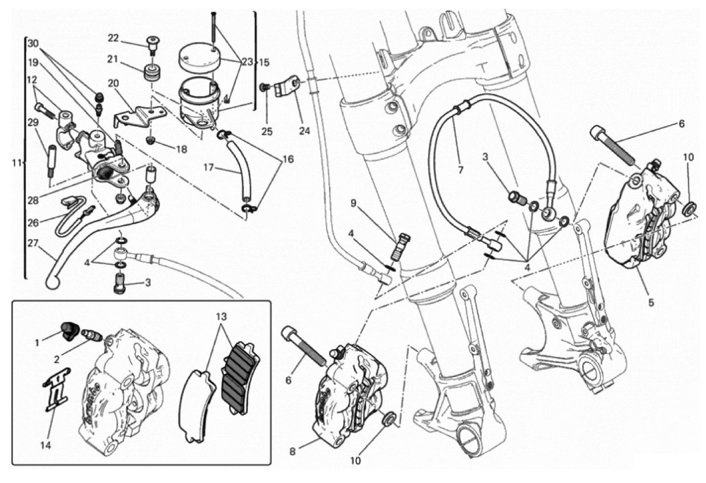 FRONT BRAKE SYSTEM 