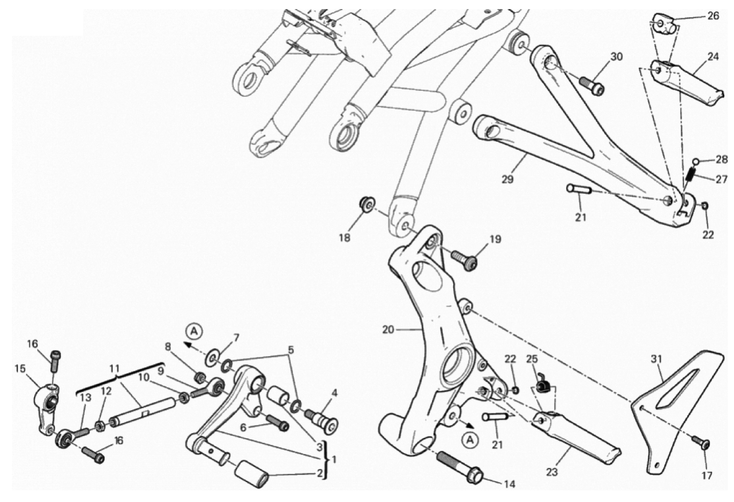 FOOTRESTS, LEFT 