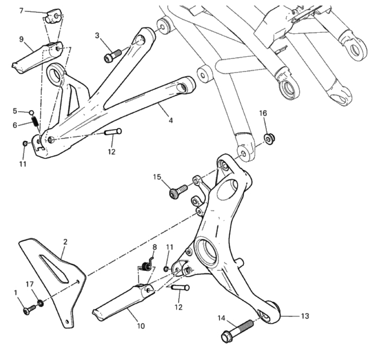 FOOTRESTS, RIGHT 