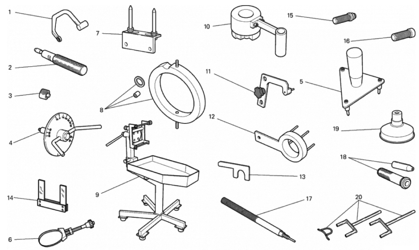 WORKSHOP SERVICE TOOLS, ENGINE