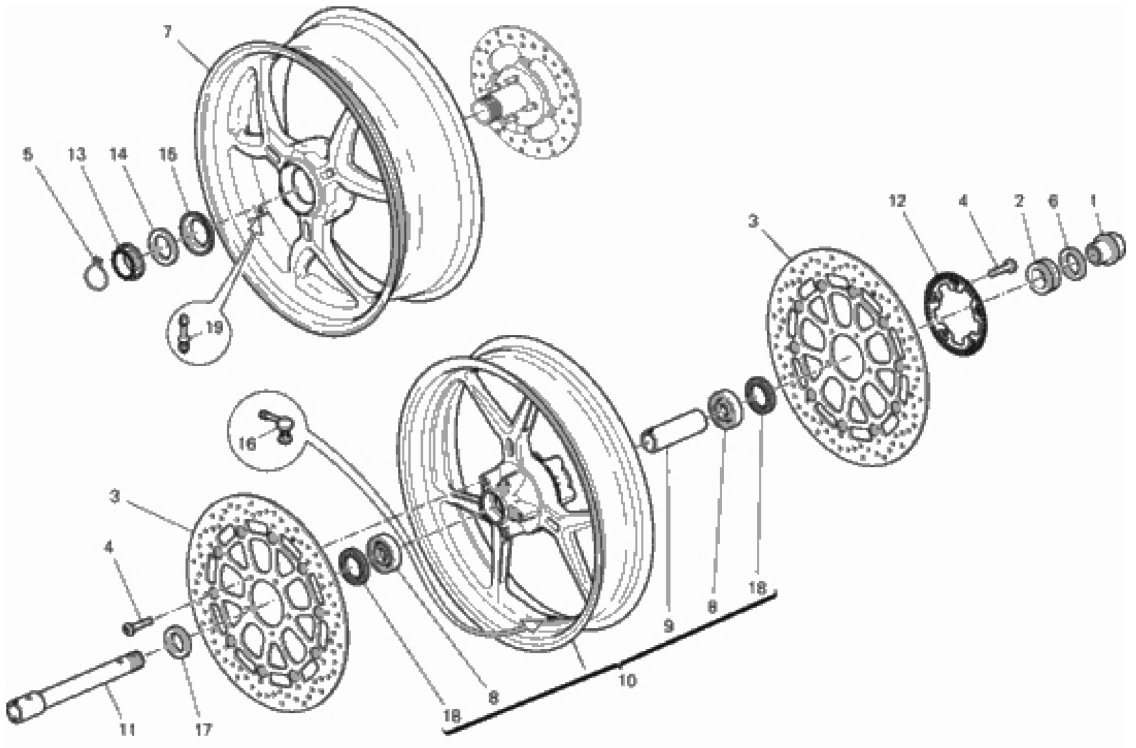 FRONT & REAR WHEEL