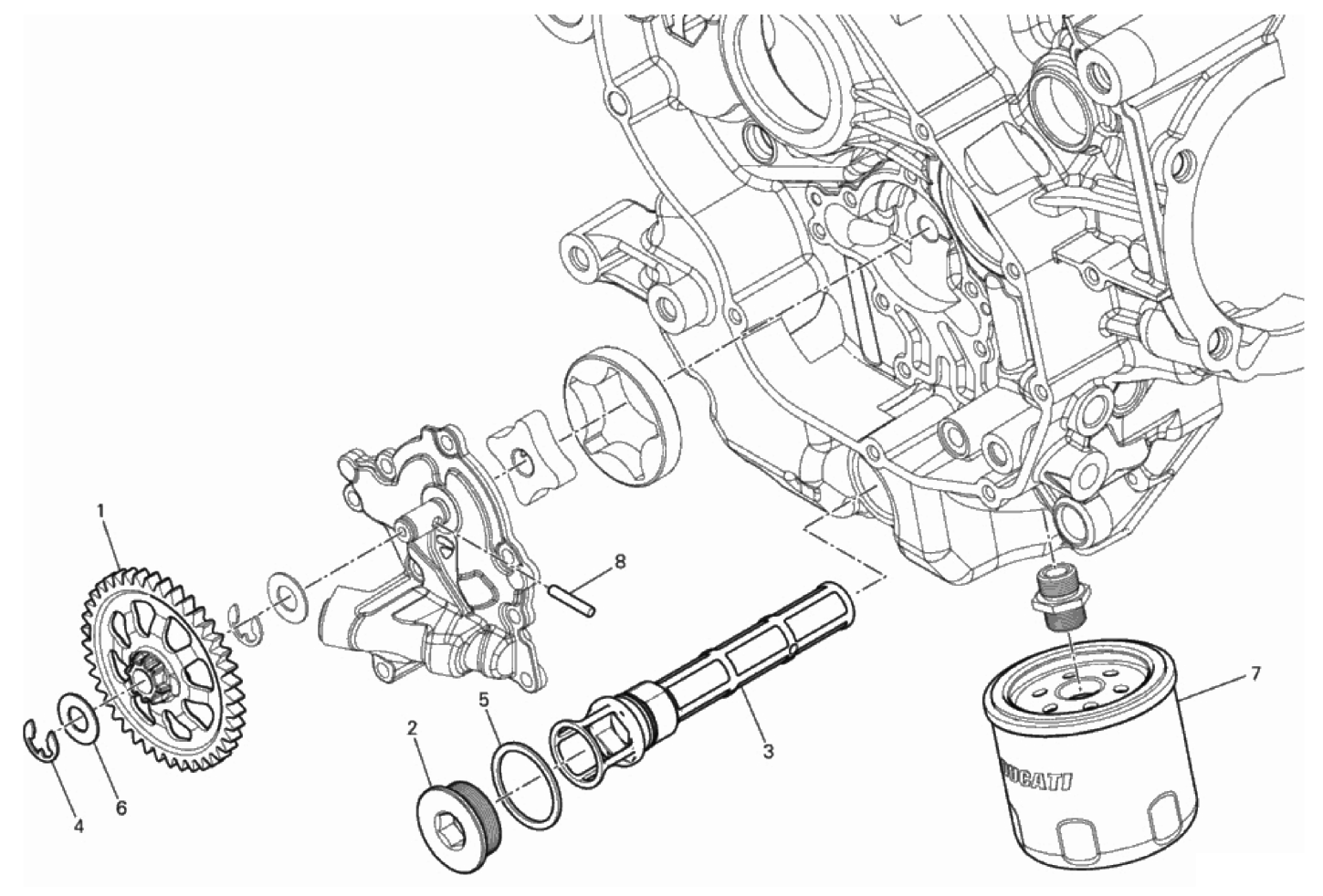 FILTERS AND OIL PUMP