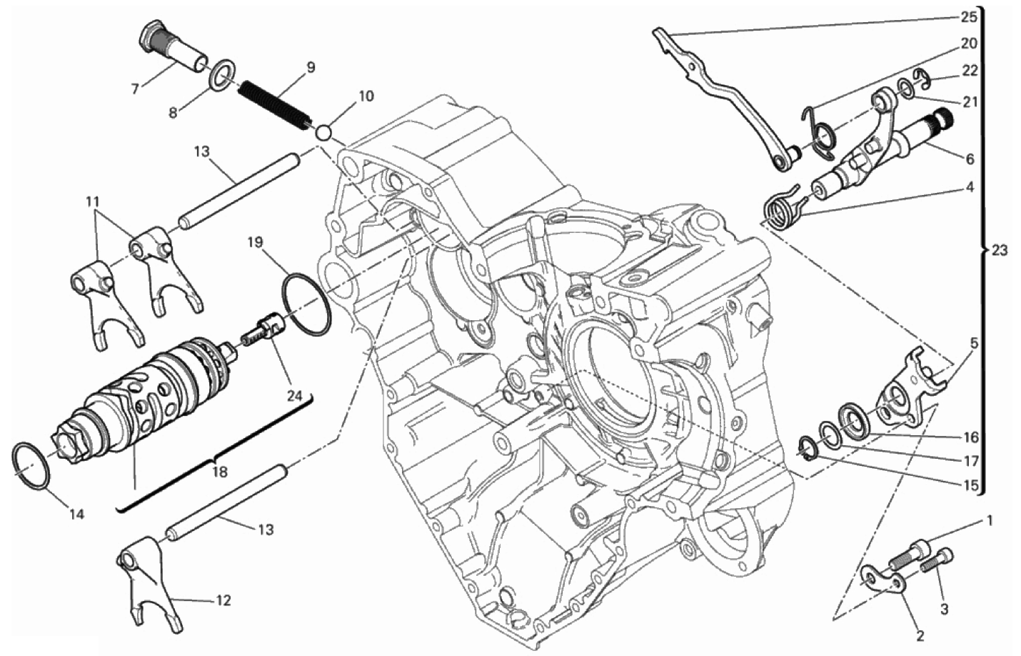 GEAR CHANGE MECHANISM