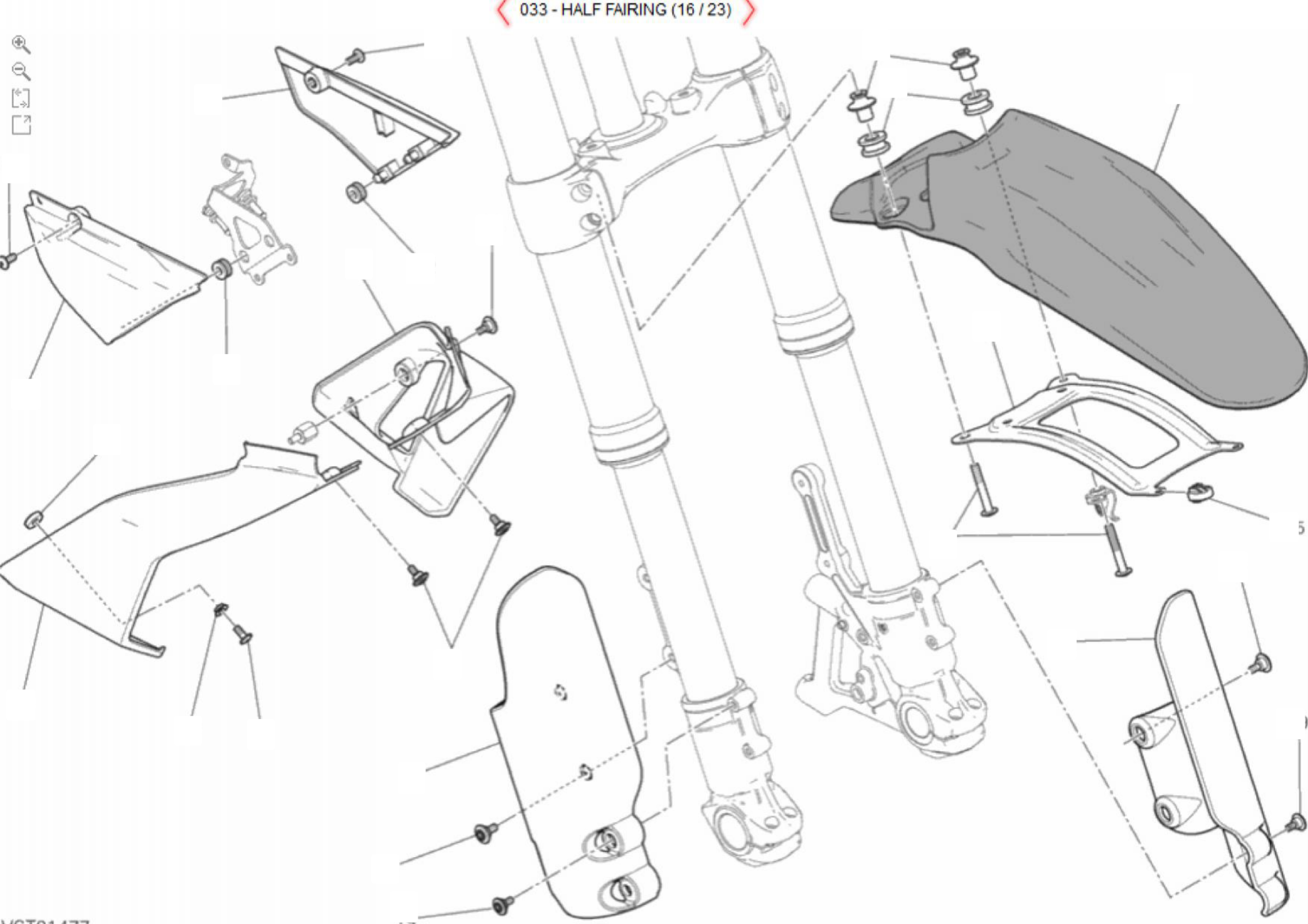 Half fairing 