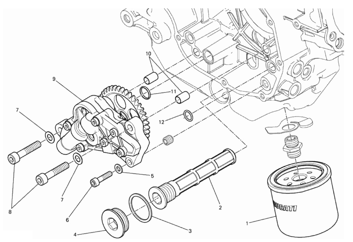 FILTERS AND OIL PUMP