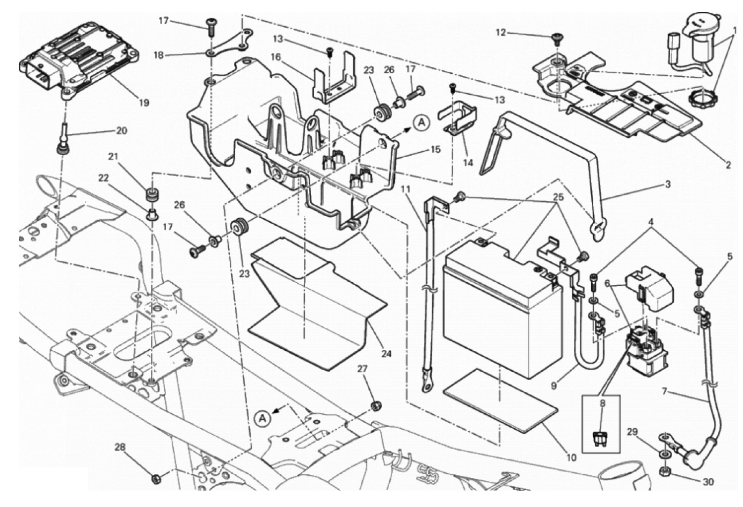 BATTERY HOLDER 
