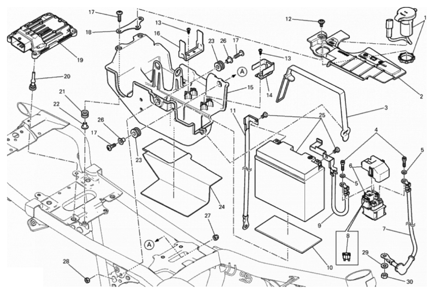 BATTERY HOLDER