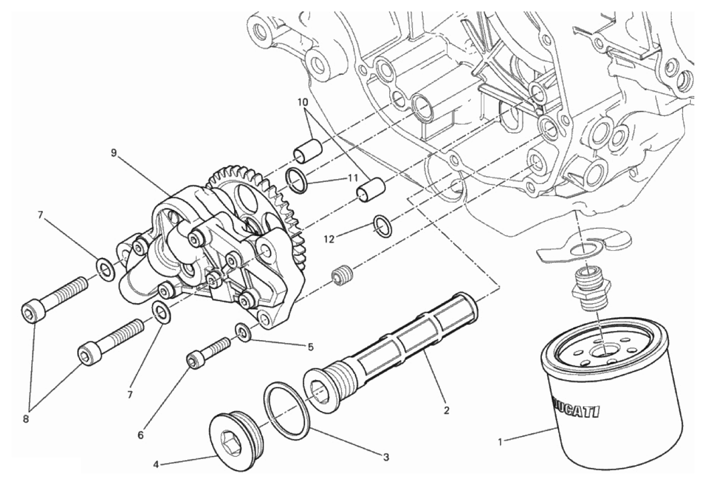 FILTERS AND OIL PUMP