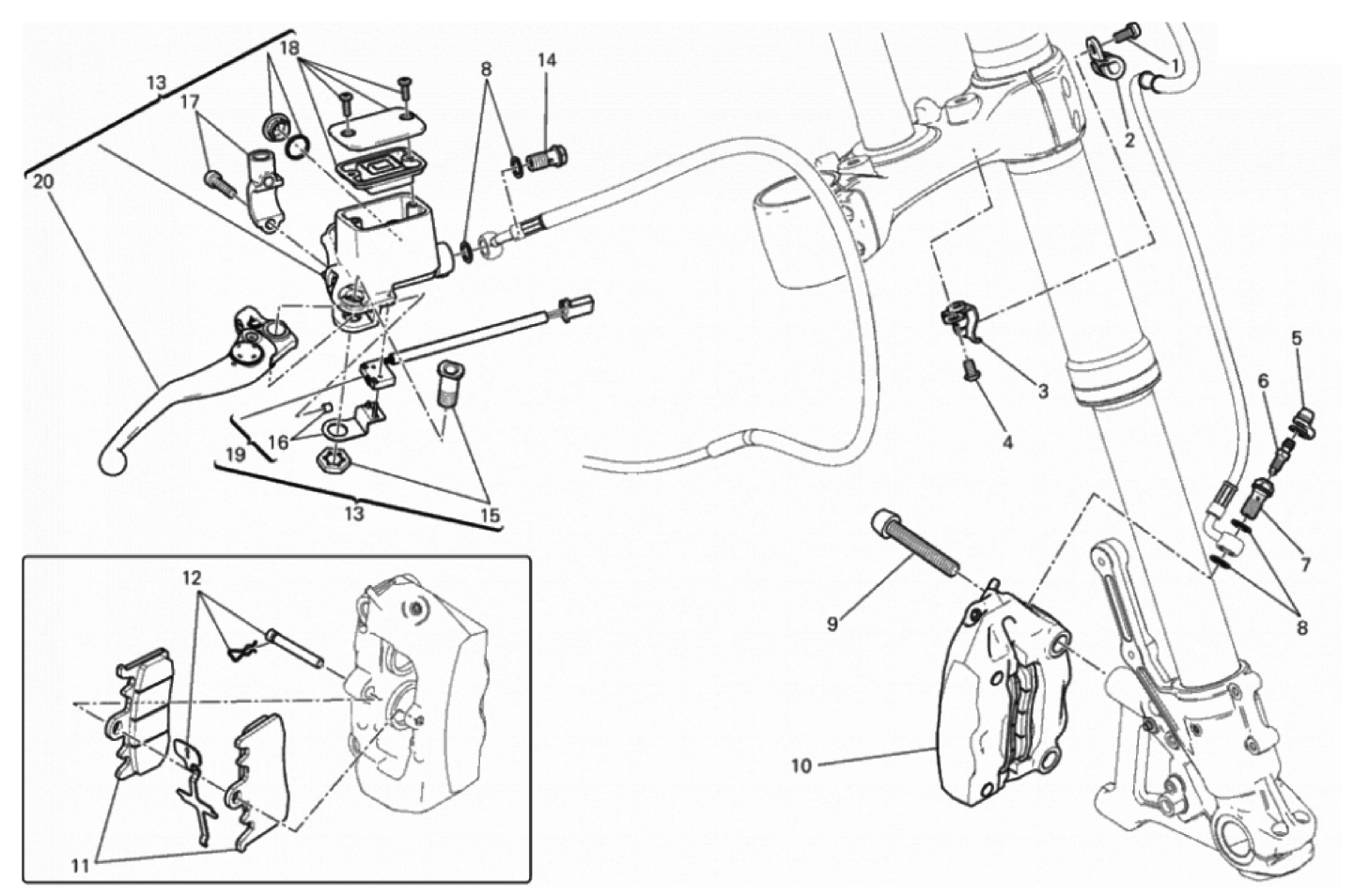 FRONT BRAKE SYSTEM 