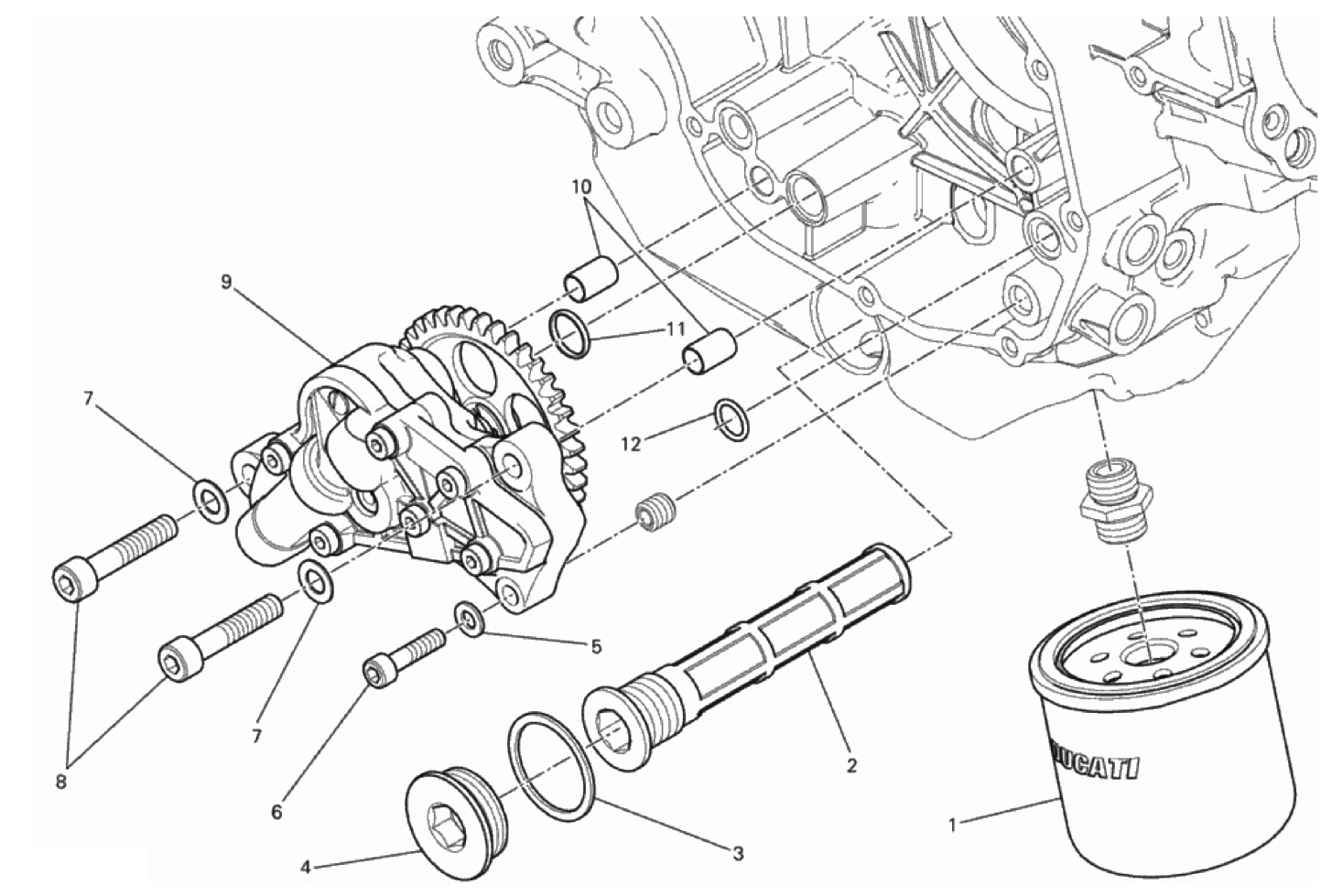 FILTERS AND OIL PUMP