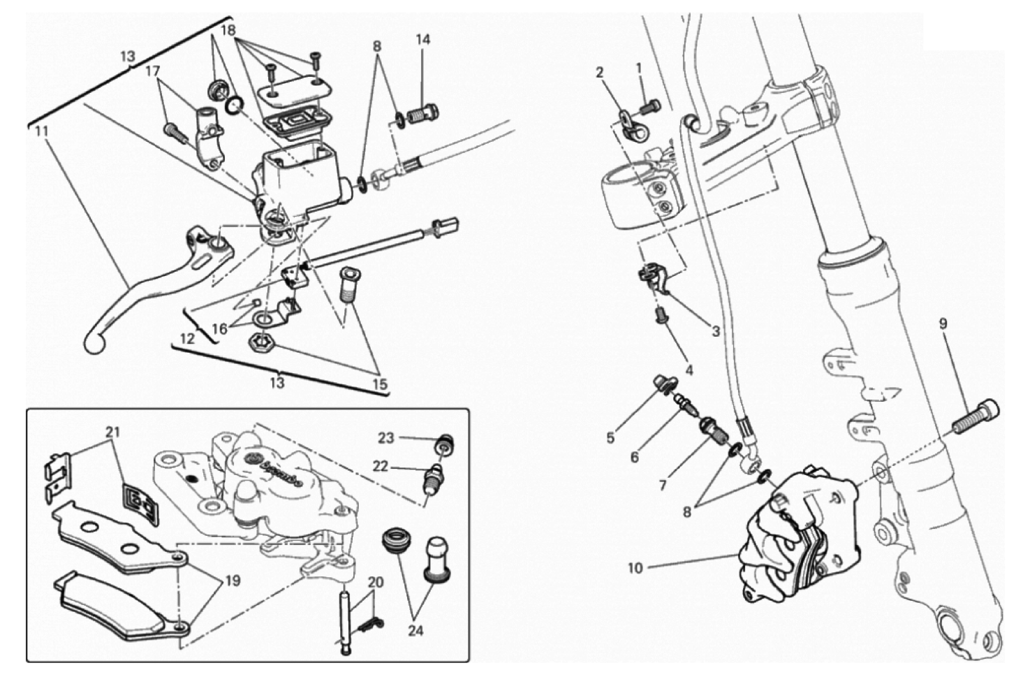 FRONT BRAKE SYSTEM