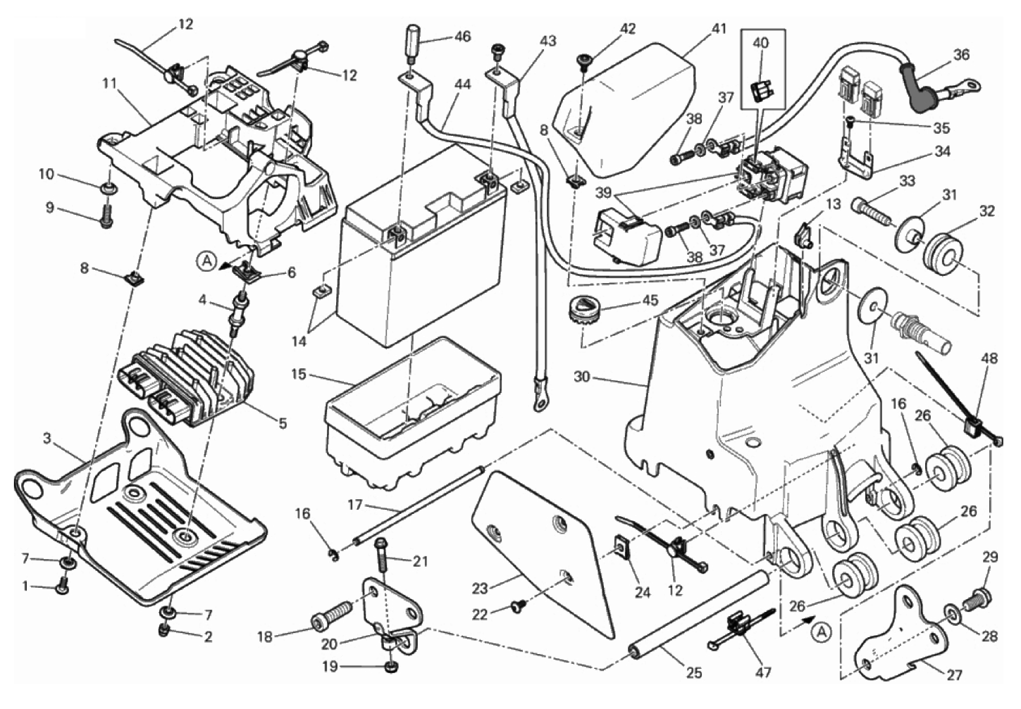 BATTERY HOLDER