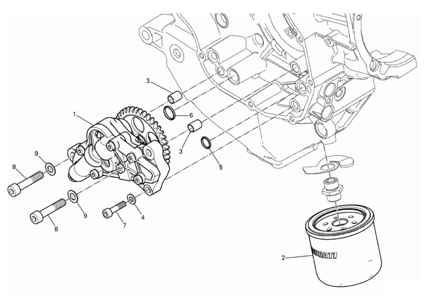 FILTERS AND OIL PUMP